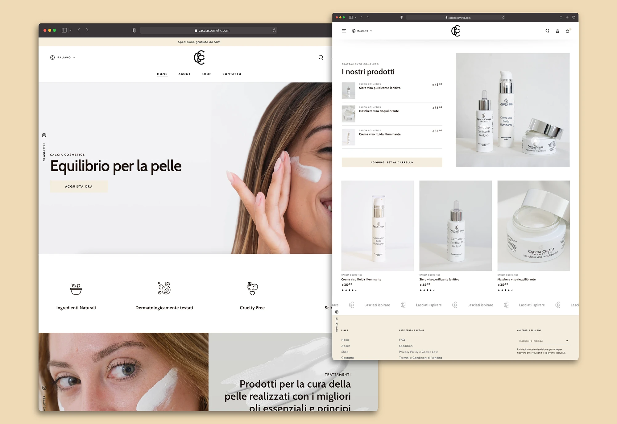 Go to Caccia's project